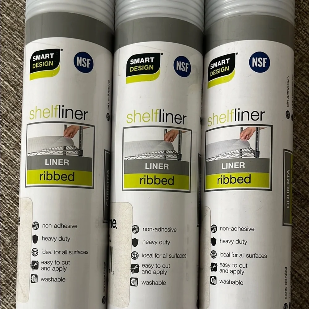 White Shelf Liner Rolls